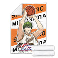 Shintaro Midorima Blanket Fleece Custom Kuroko's Basketball Anime Bedding 4 - PerfectIvy