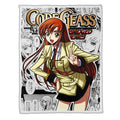 Shirley Fenette Blanket Fleece Custom Code Geass Anime Manga Bedding Room 4 - PerfectIvy