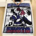 Shoto Todoroki Blanket Fleece Custom My Hero Academia Anime Bedding 4 - PerfectIvy