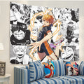 Shoyo Hinata Tapestry Custom Haikyuu Manga Anime Room Decor 2 - PerfectIvy