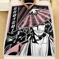 Shunsui Kyoraku Blanket Fleece Custom Bleach Anime Bedding 1 - PerfectIvy
