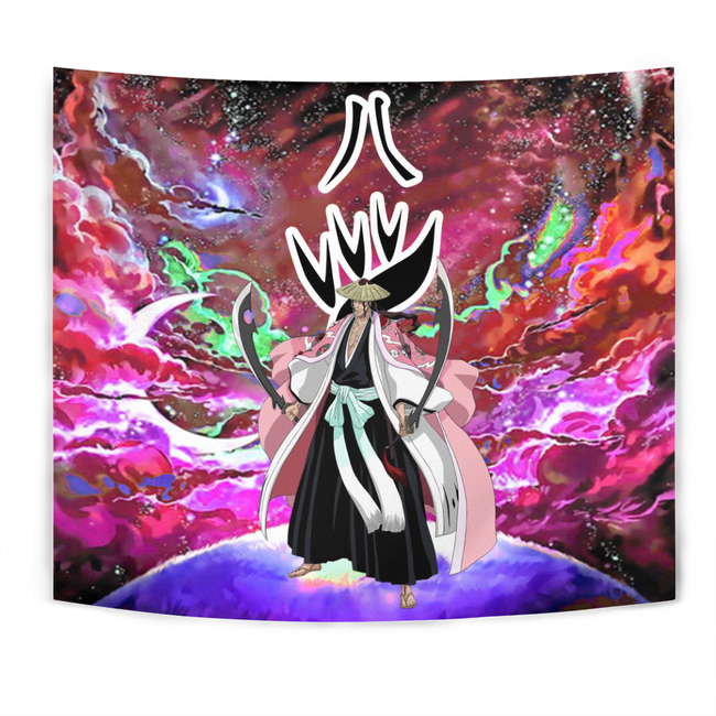 Shunsui Kyoraku Tapestry Custom Galaxy Bleach Anime Room Decor 1 - PerfectIvy