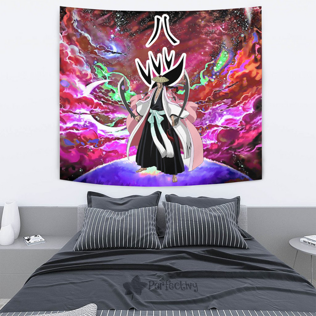 Shunsui Kyoraku Tapestry Custom Galaxy Bleach Anime Room Decor 4 - PerfectIvy