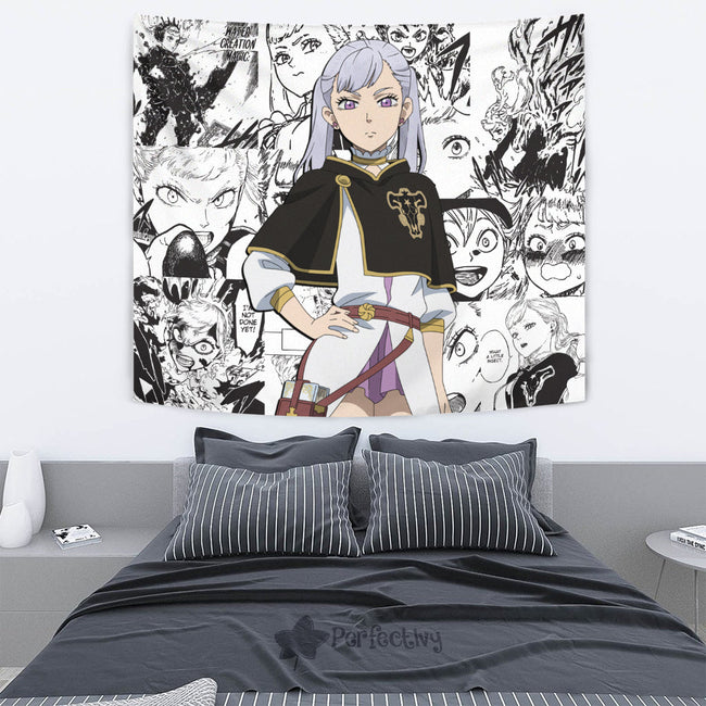 Silva Noelle Tapestry Custom Black Clover Anime Manga Room Wall Decor 2 - PerfectIvy
