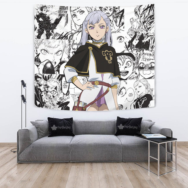 Silva Noelle Tapestry Custom Black Clover Anime Manga Room Wall Decor 3 - PerfectIvy