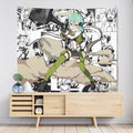 Sinon Tapestry Custom Sword Art Online Manga Anime Room Decor 2 - PerfectIvy