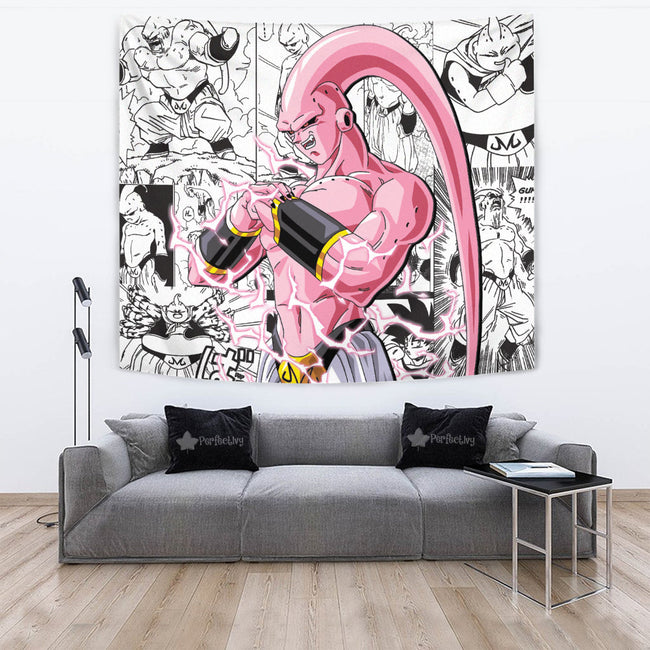 Skinny Majin Buu Tapestry Custom Dragon Ball Anime Manga Room Decor 4 - PerfectIvy