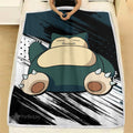 Snorlax Blanket Fleece Custom Pokemon Anime Bedding 1 - PerfectIvy