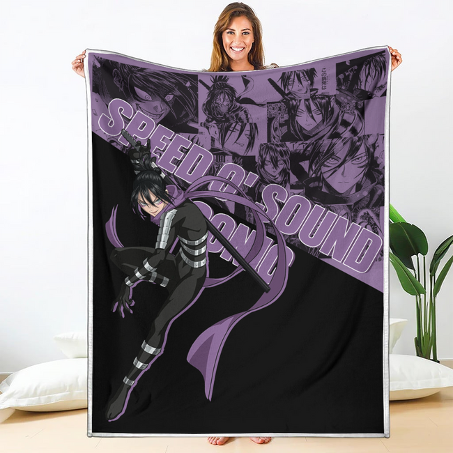 Speed-o'-Sound Sonic Blanket Custom One Punch Man Anime Bedding 1 - PerfectIvy
