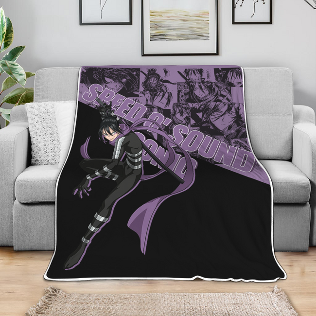 Speed-o'-Sound Sonic Blanket Custom One Punch Man Anime Bedding 4 - PerfectIvy