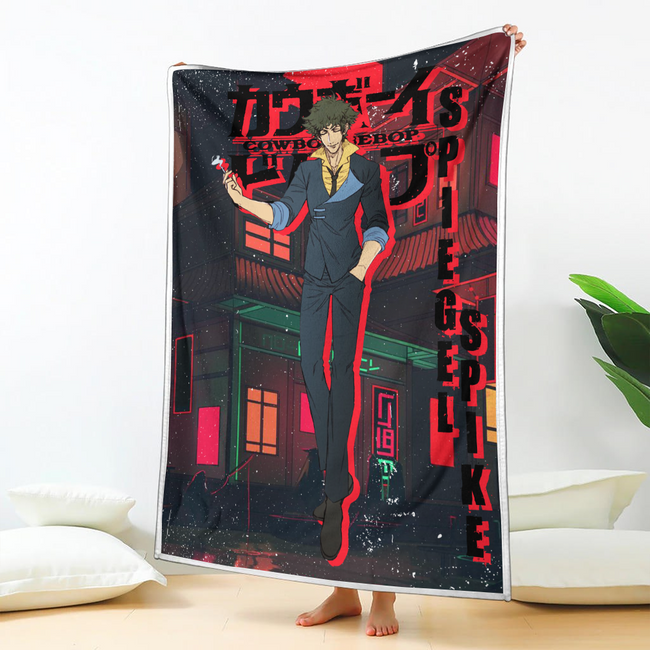 Spike Spiegel Blanket Custom Cowboy Bebop Anime Bedding 2 - PerfectIvy