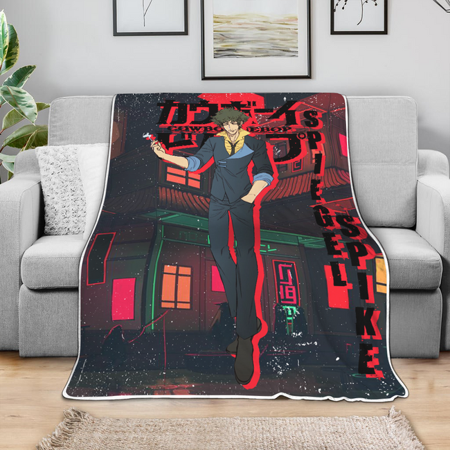 Spike Spiegel Blanket Custom Cowboy Bebop Anime Bedding 4 - PerfectIvy