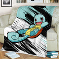Squirtle Blanket Fleece Custom Pokemon Anime Bedding 2 - PerfectIvy