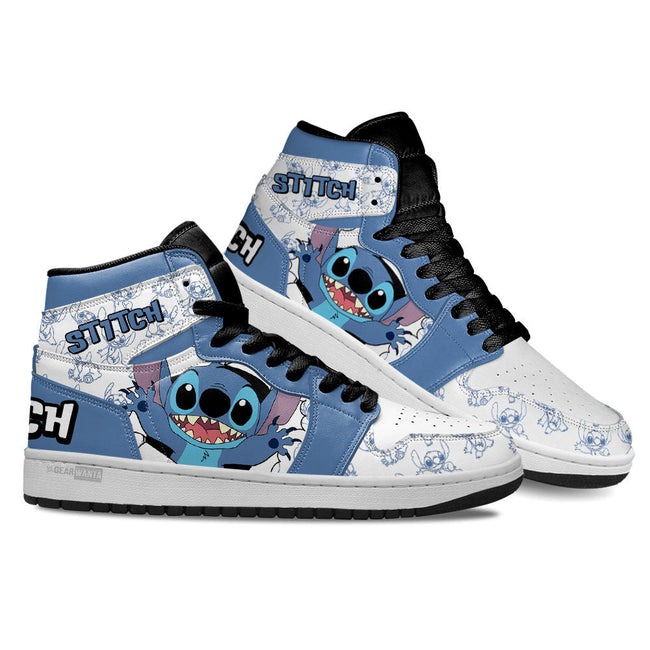 Cute Cartoon Stitch Shoes Custom Characters Fans Sneakers PT04 1 - PerfectIvy