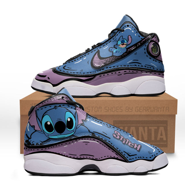Stitch JD13 Sneakers Comic Style Custom Shoes 1 - PerfectIvy