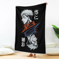 Sukuna and Yuji Itadori Blanket Fleece Custom Jujutsu Kaisen Anime Bedding 2 - PerfectIvy