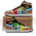 Super Mario luigi Sneakers Custom For Gamer 2 - PerfectIvy