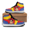 Superman Superhero Kid Sneakers Custom For Kids 1 - PerfectIvy