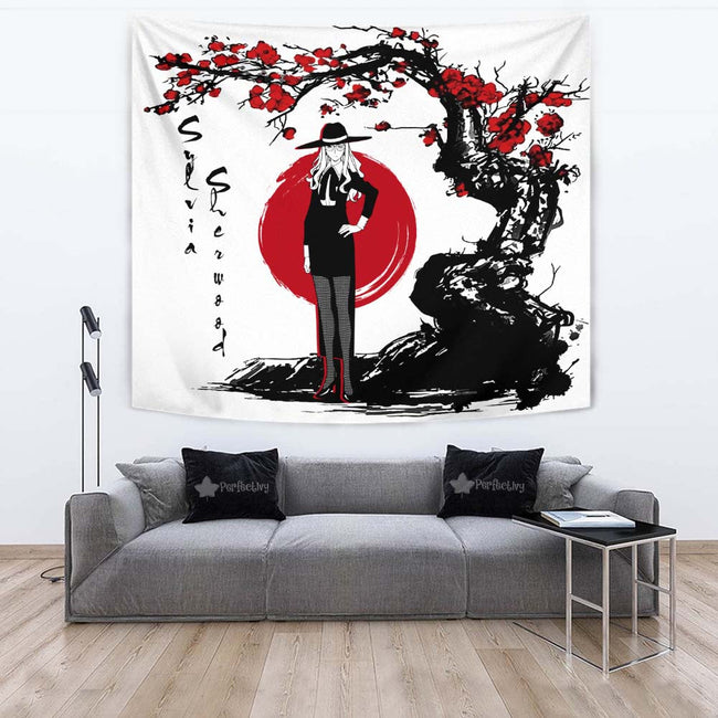 Sylvia Sherwood Tapestry Custom Japan Style Spy x Family Anime Bedroom Living Room Home Decoration 4 - PerfectIvy