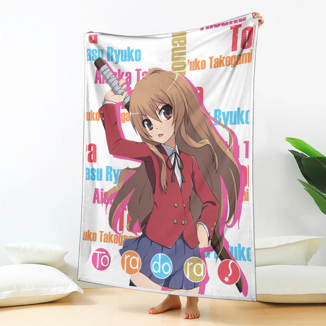 Taiga Aisaka Blanket Custom Toradora Anime Bedding 2 - PerfectIvy