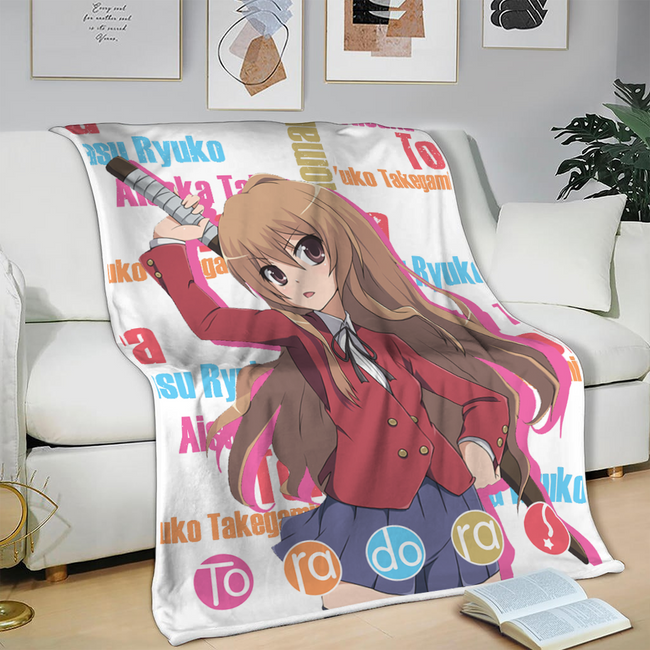 Taiga Aisaka Blanket Custom Toradora Anime Bedding 3 - PerfectIvy