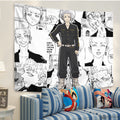 Takashi Mitsuya Tapestry Custom Tokyo Revengers Manga Anime Room Decor 2 - PerfectIvy