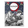 Tamayo Fleece Blanket Custom Demon Slayer Anime Uniform Mix Manga Style 1 - PerfectIvy