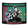 Tanjiro Kamado Tapestry Custom Demon Slayer Anime Bedroom Living Room Home Decoration 1 - PerfectIvy