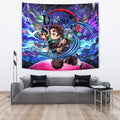 Tanjiro Tapestry Custom Galaxy Demon Slayer Anime Room Decor 2 - PerfectIvy
