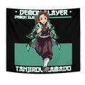 Tanjirou Kamado Tapestry Custom Demon Slayer Anime Home Decor 1 - PerfectIvy