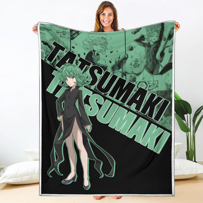 Tatsumaki Blanket Custom One Punch Man Anime Bedding 1 - PerfectIvy