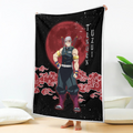 Tengen Uzui Blanket Custom Moon Style Demon Slayer Anime Bedding 2 - PerfectIvy