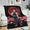 Tengen Uzui Blanket Custom Moon Style Demon Slayer Anime Bedding 3 - PerfectIvy