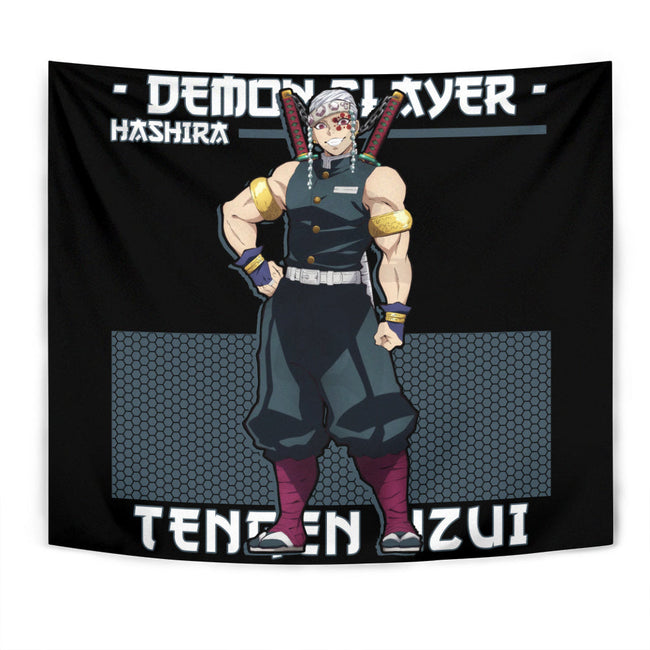 Tengen Uzui Tapestry Custom Demon Slayer Anime Room Decor 1 - PerfectIvy