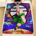 Tenshinhan Fleece Blanket Custom Dragon Ball Anime Galaxy Style 4 - PerfectIvy