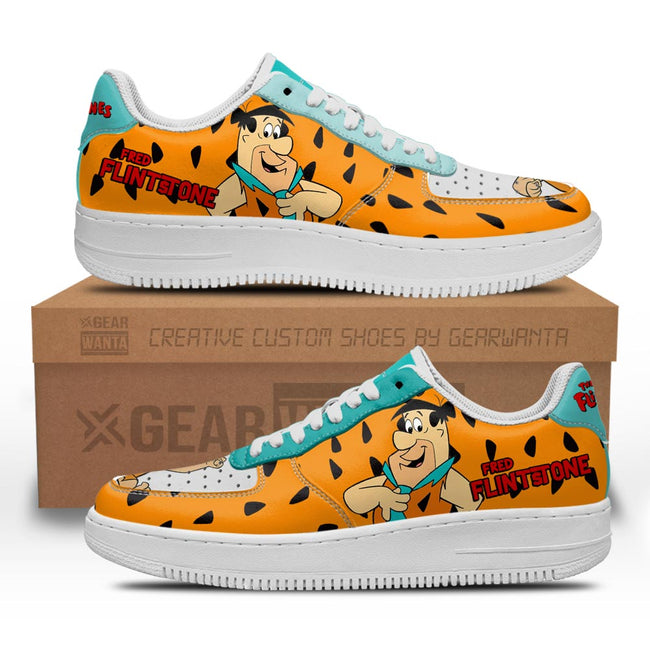 The Flintstones Fred Flintstone Sneakers Custom 1 - PerfectIvy