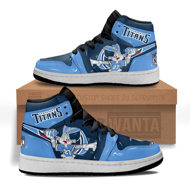 Titans Kid Sneakers Custom For Kids 1 - PerfectIvy