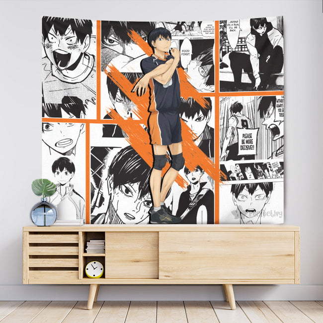Tobio Kageyama Tapestry Custom Haikyuu Manga Anime Room Decor 1 - PerfectIvy