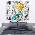 Trunks SSj Tapestry Custom Dragon Ball Anime Manga Room Decor 4 - PerfectIvy