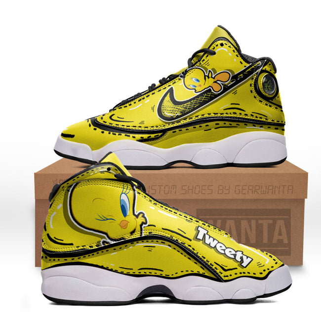 Tweety JD13 Sneakers Comic Style Custom Shoes 1 - PerfectIvy