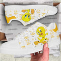 Tweety Skate Shoes Custom Looney Tunes Cartoon Sneakers 3 - PerfectIvy