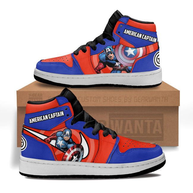 US Captain Kid Sneakers Custom For Kids 1 - PerfectIvy