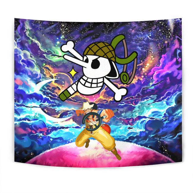 Usopp Tapestry Custom Galaxy One Piece Anime Room Decor 1 - PerfectIvy