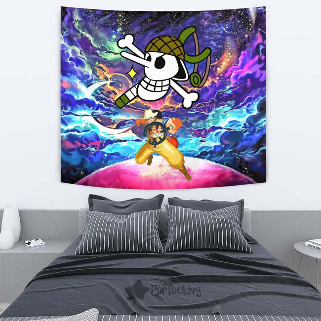 Usopp Tapestry Custom Galaxy One Piece Anime Room Decor 2 - PerfectIvy