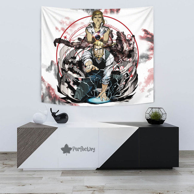 Van Hohenheim Tapestry Custom Fullmetal Alchemist Anime Home Wall Decor For Bedroom Living Room 3 - PerfectIvy