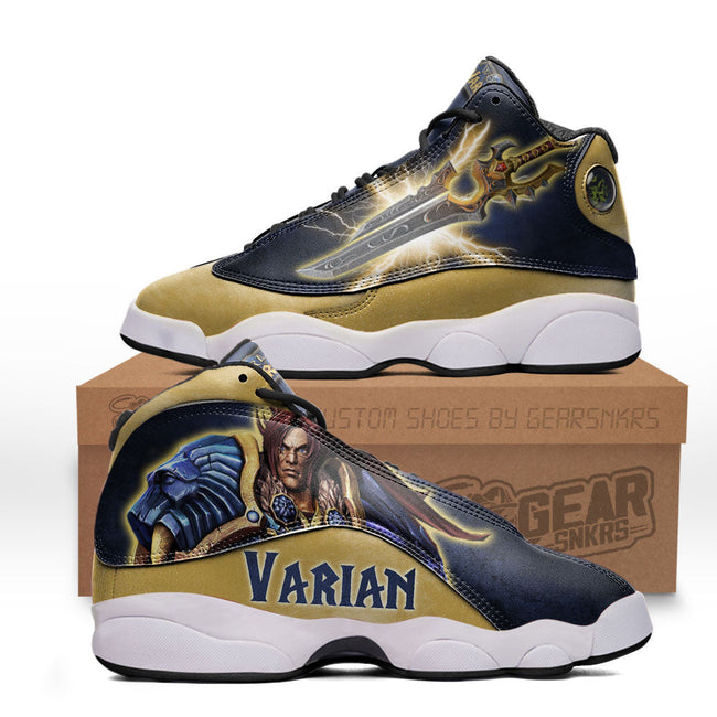Varian JD13 Sneakers World Of Warcraft Custom Shoes For Fans 1 - PerfectIvy