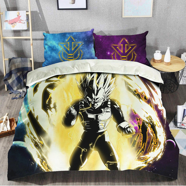 Vegeta Bedding Set Custom Galaxy Dragon Ball Anime Bedding Room Decor 1 - PerfectIvy