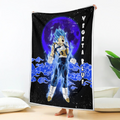 Vegeta Blue Blanket Custom Cloud Dragon Ball Anime Bedding 2 - PerfectIvy