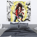Vegeta SSj4 Tapestry Custom Dragon Ball Anime Manga Room Decor 2 - PerfectIvy