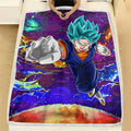 Vegito Fleece Blanket Custom Dragon Ball Anime Galaxy Style 4 - PerfectIvy